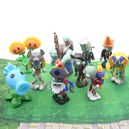 PLANTS VS ZOMBIES 2 Toys Full Set New Role Ice Pea Jetpack Zombie Tomb Raiser Zombie Pirate Captain Zombie Children's Gifts