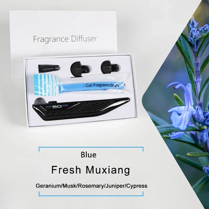 Car Air Freshener For BMW F30 F10 Blade Shape Air Vent Perfume Diffuser Fragrance Holder With Refill Strips