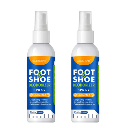 100ml Foot Shoes Deodorizer Spray Lemon Perfume Feet Shock Odor Nemesis Deodorant Removal Antibacterial Refresh Stink Freshener