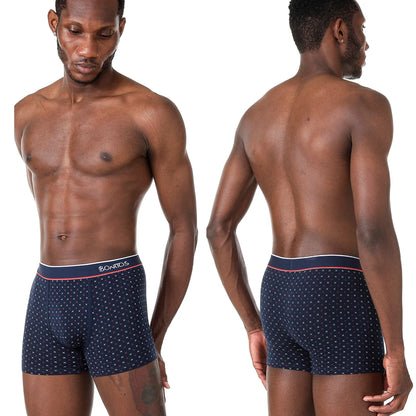 5 Pieces Print Cotton Men Underpants BONITOS Boxer Briefs Letter Elastic Waistband Underwear Mens Boxers Classic Men's Panties