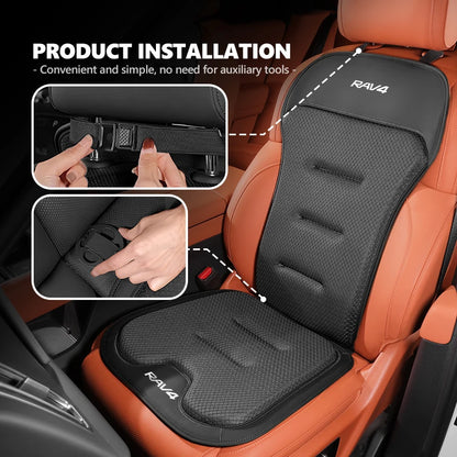 Car Seat Cover Ice Silk Backrest Cushion Rearseat Protector Mat For Toyota RAV4 20 30 XA30 2007 2009 2010 2011 2012 2013 2006