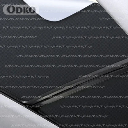 Roof Sunshade Fit For Audi Q4 e-tron 2021-2023 2024 Car Electrostatic Adsorption Sunroof Sunshade Skylight Blind Shading Sticker