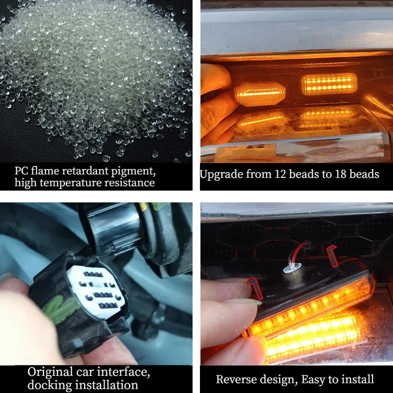 For Tank 500 Frame Yellow Light Modified Day Running Light Special LED Decorative Atmosphere Light Car Decoration Accessories