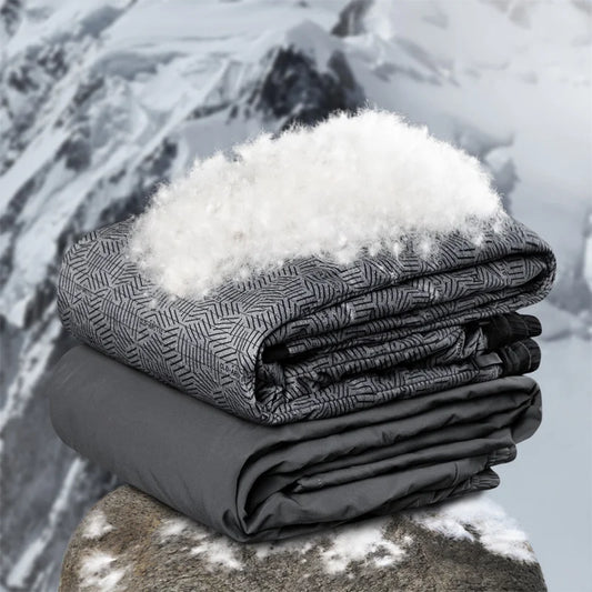 Ture 90% White Duck Down Trousers High Luxury Men Winter Thick Outdoor Pants Male Elastic Waist Duck Down Warm Trousers