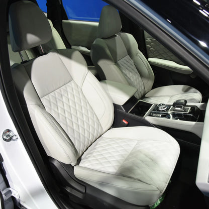 For Mitsubishi Outlander 2021 2022 2023 2024 2025 2026 5 Seats Custom Faux Leather Car Seat Covers Full Set Interior Accessories