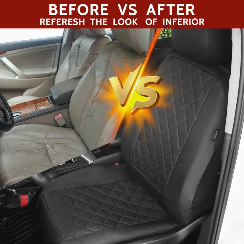 AUTOKING Universal size waterproof Seat covers for car SUV truck vans Oxford fabric 2 front car seat covers Wear resistant