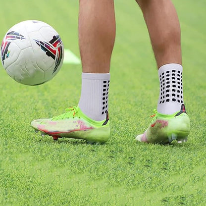 HLHYX Non Slip Grip Socks Men Women Towel Bottom Breathable Shockproof For Football Basketball Running