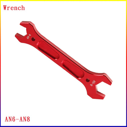 Car repair and modification tool AN aluminum wrench hose joint tool socket wrench adjustable wrench tool set AN3 AN4 AN6 AN8 AN1