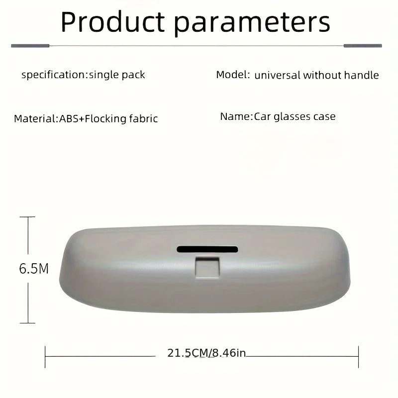 Car-Mounted Glasses Case, Original Car Model Without Handle, Modified for Universal Multifunctional In-Car Storage, Non-Damaging Installation, Car Glasses Case