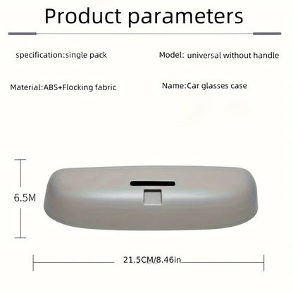 Car-Mounted Glasses Case, Original Car Model Without Handle, Modified for Universal Multifunctional In-Car Storage, Non-Damaging Installation, Car Glasses Case