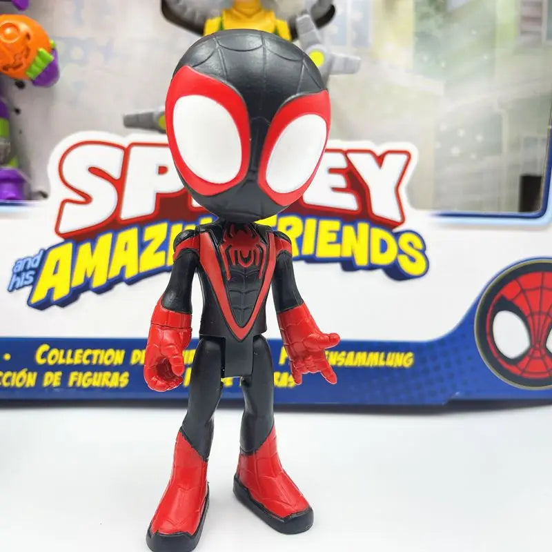 Spidey And His Amazing Friends Action Figures Anime Spiderman Legends Figurine Set For Kids Birthday Holiday Gift