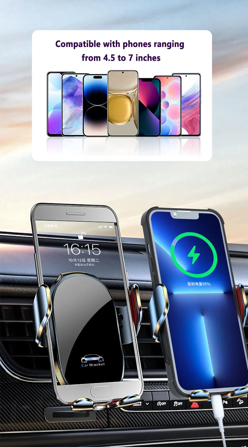 Car Phone Holder vent For Lexus CT ct200h 2011 2012 2013-2023 Magnetic Wireless Charging Car phone For Magsafe Mount Accessories