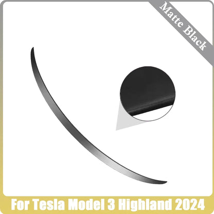 XVIP Rear Trunk Spoiler For Tesla Model Y 21-24 For Model 3 17-23 Highland 2024 Carbon Fiber ABS Wing Car Exterior Accessories