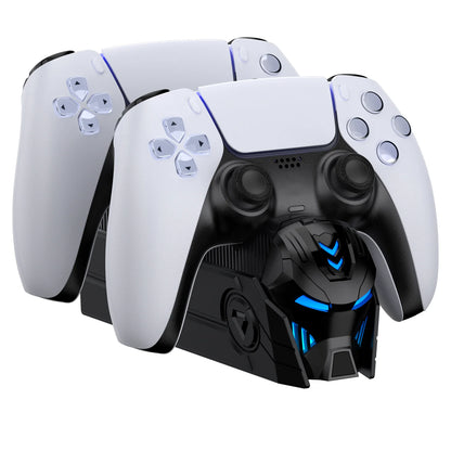 BEBONCOOL Dual Fast Charger for PS5 Wireless Controller Stand for Sony PlayStation 5 Gamepad DualSense controller Charging Base