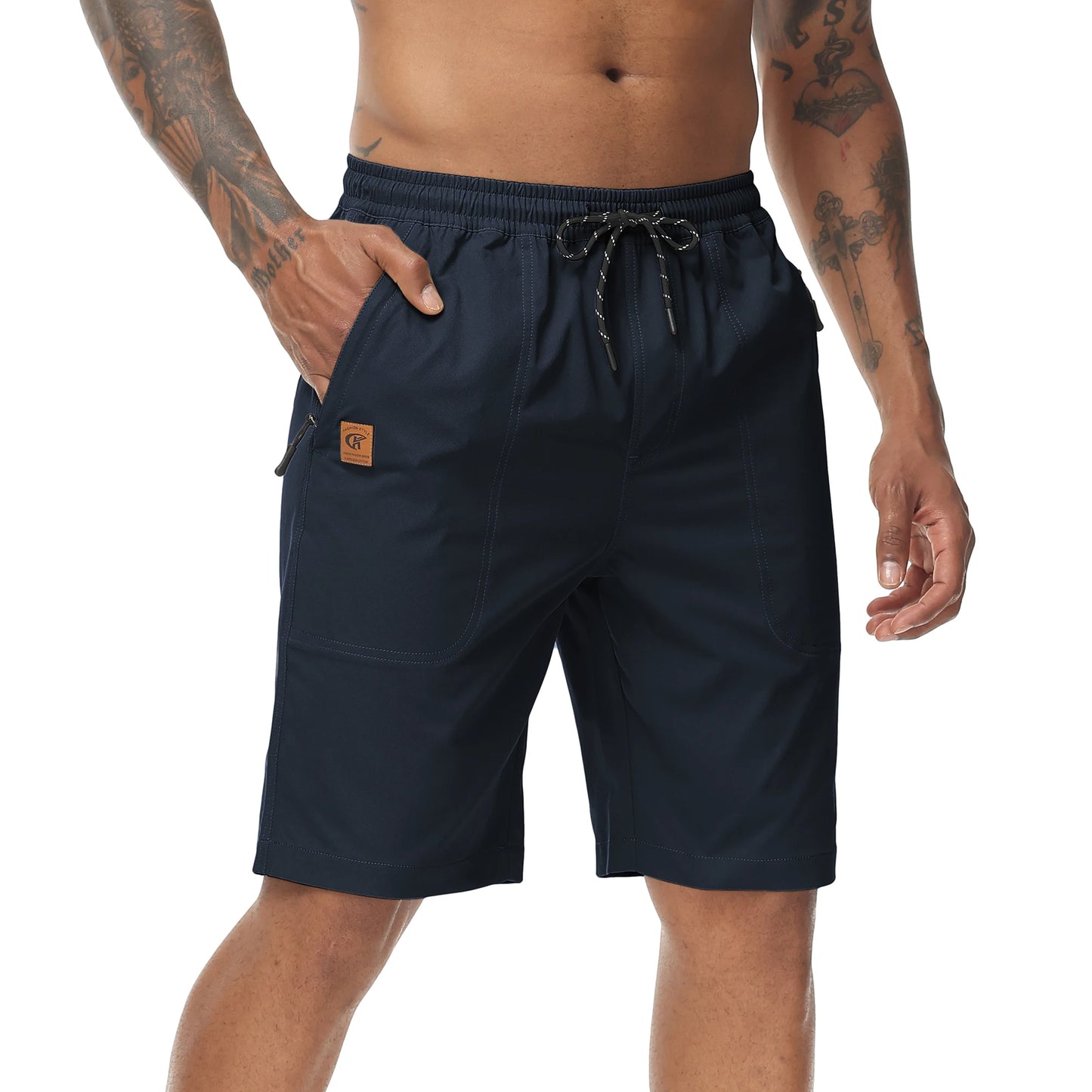 Summer Fitness Training Cargo Shorts, Men's Sweatpants Jogging Athletic Pants Tactical Casual Shorts Pants
