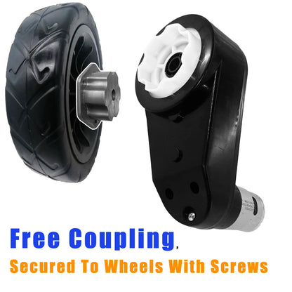 2PCS 6V 12V 24V Children Ride on Car Electric Vehicle Metal Steel Gear High Speed Motor Gearbox Engine Reducer Connector Coupler