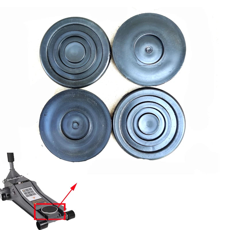 Car Jack Rubber Pad Frame Protector Adapter Jacking Tool Universal Car Lift Jack Stand Rubber Pads Floor Slotted