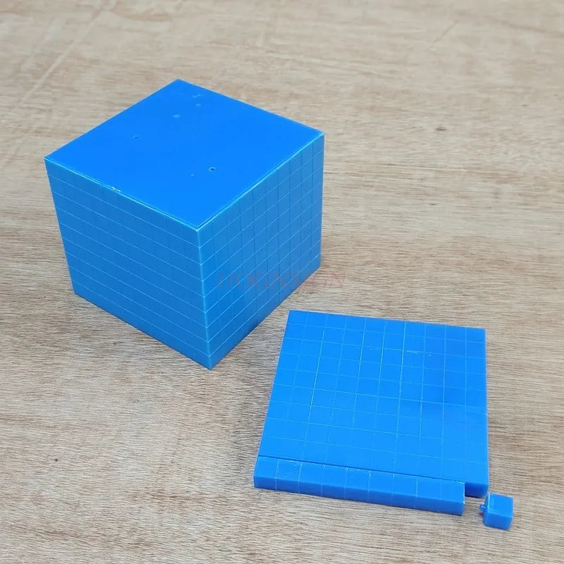 Cube volume unit demonstrator teaching instrument primary school mathematics teaching aid instrument