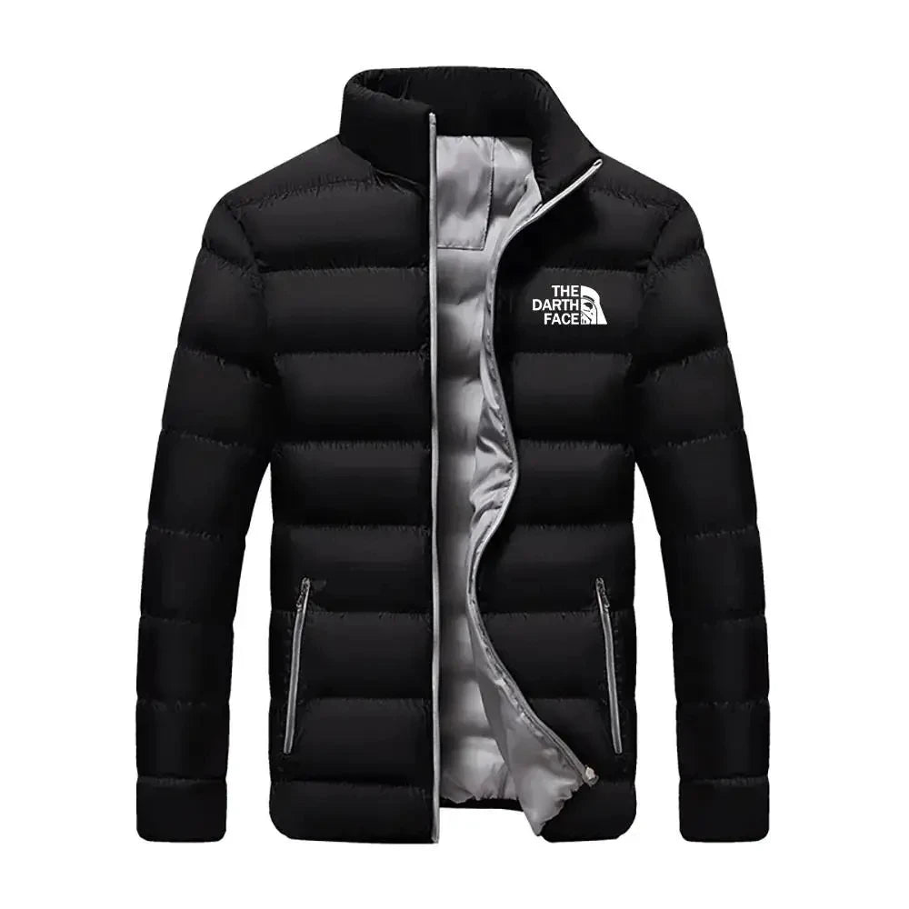 2024 Men's Cotton Clothing Fashion Brand Jacket Sports Bicycle Printed Street Warm Business Casual Top New Style