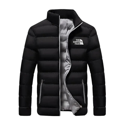 2024 Men's Cotton Clothing Fashion Brand Jacket Sports Bicycle Printed Street Warm Business Casual Top New Style