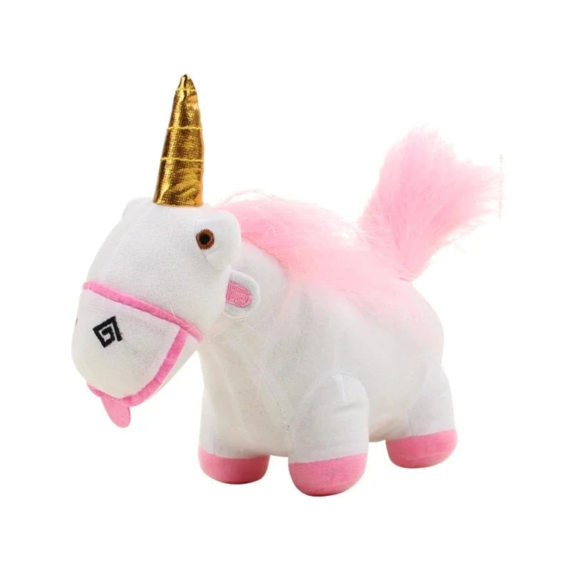 Despicable White Unicorn doll backpack bag School bag Plush toy Gift Kids Children Toys large