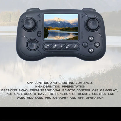 Rc Car with Camera Lcd Remote Fpv Real Time Transmission High Speed 2.4g Remote Control Car Voice Chat RC Ground Vehicles Toys