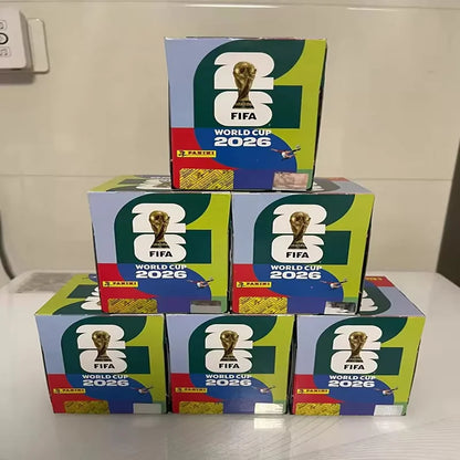 Panini 2026 FIFA World Cup Official Sticker Collection Box - Licensed Full Box with Sticker Album, Authentic Football Player