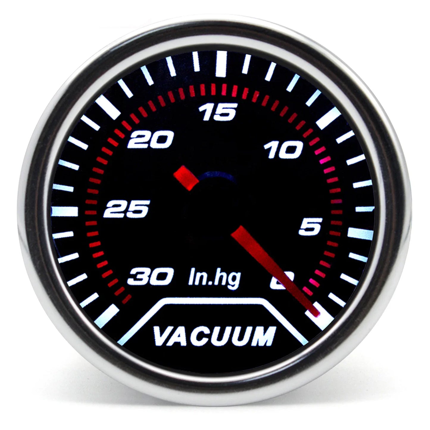 52mm Racing Gauge 12V LED Smoke Len -1~0~2 BAR Turbo Boost Water Temperature Oil Pressure Voltmeter Air Fuel Ratio Meter For 12V