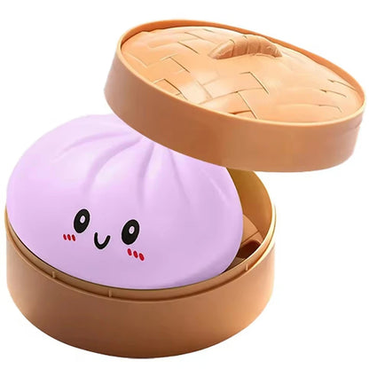 2026Glitter Dumpling Glitter Dumpling Squishy with Box Dumplings Sensory Squeeze Toy for Stress Relief
