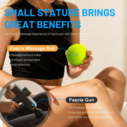 Detachable Foot Neuro Massage Ball with Spikes Pilates Yoga Sports Fitness Muscle Relaxation Massage Ball for Body Hand Therapy