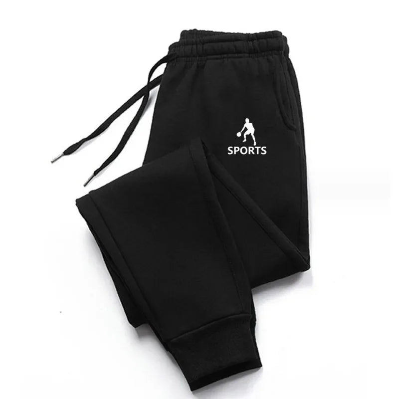 Summer 2026Men's casual drawstring joggers, soft cotton blend ankle-length pants with side pocket design