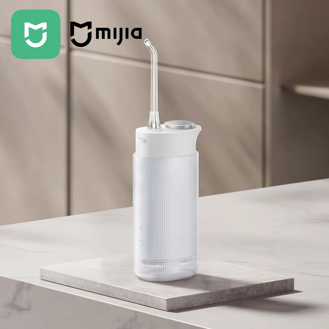 2024 NEW MIJIA Electric Oral Irrigator F400 Portable Water Flosser 200ML 4-Mode Tooth Pick Whitening Cleaner Waterpulse