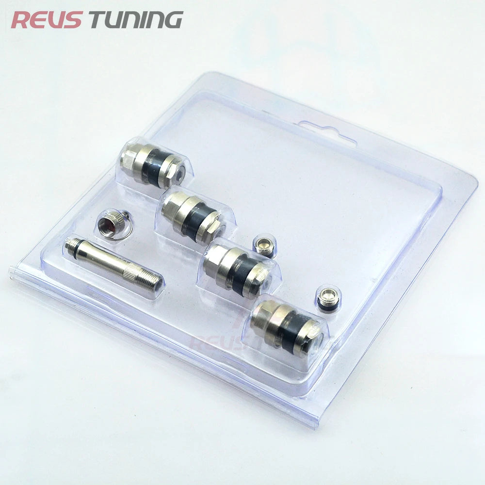 Universal Alloy 4pcs/Set Flush Bolt In Kit Invisible Stealth Car Wheel Tyre Tire Valve Stems Tube Cap
