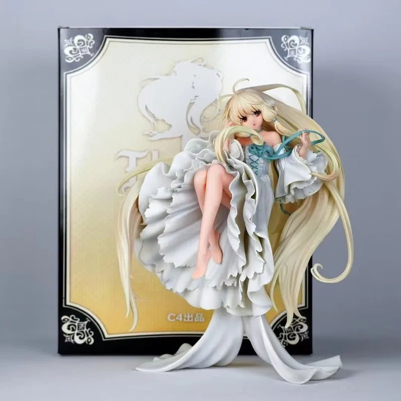 Anime Chobits Chi Figure Pvc Collectible Statue Bishoujo Ornament For Home Desktop Display For Anime Collection Enthusiasts