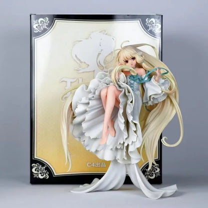 Anime Chobits Chi Figure Pvc Collectible Statue Bishoujo Ornament For Home Desktop Display For Anime Collection Enthusiasts
