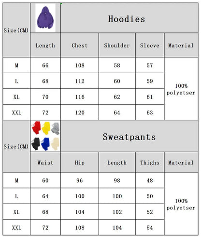 Famous Usa City Of California Print Tracksuit Men Street Pants Fashion Hoodies Fleece Loose Clothes Unisex Autumn Warm Top