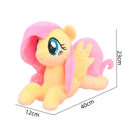 Original My Little Pony Plush Toys Applejack Rainbow Dash Twilight Sparkle Pinkie Pie Rarity Fluttershy Stuffed Doll Kid Gift