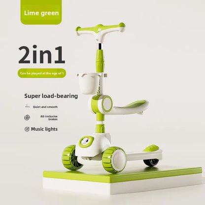 Scooter for children and scooter suitable for boys and girls, ideal for helping children develop their sense of balance