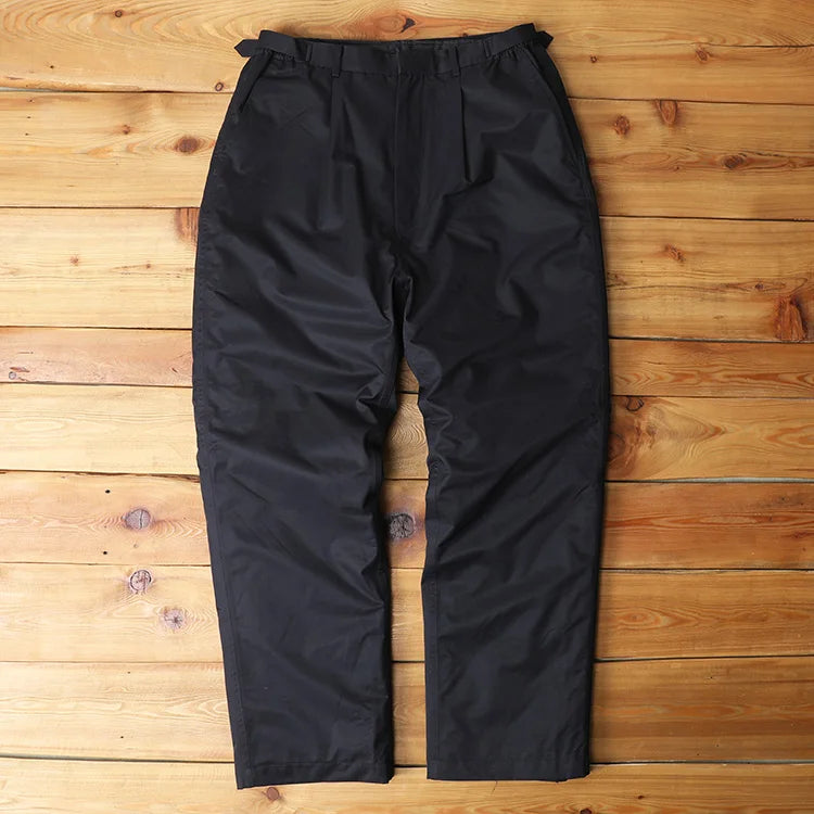 Thickened Cotton Trousers Outdoor Workwear Windproof Waterproof Winter Long Pants for Men And Women Business Basic Style Soli...