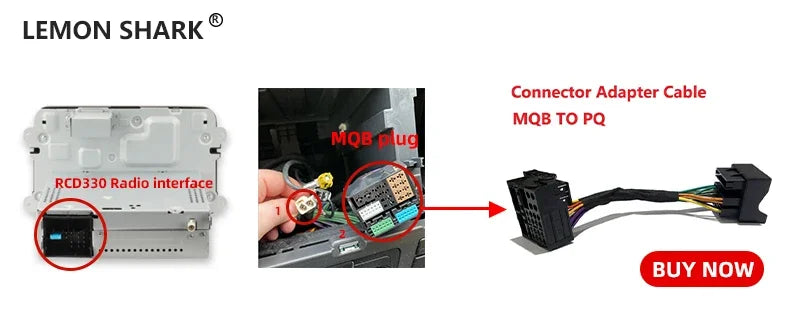 NONAME RCD330 Plus Carplay Car Radio Android Auto MIB Navigator Player 6RF035187F for VW Tiguan Golf 5 6 MK5 MK6 Passat Polo