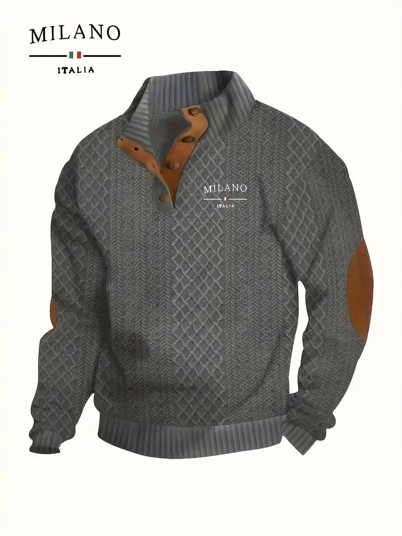 The 2025 New Trendy Stand-Up Collar Hoodie Is Fashionable and Popular Comfortable for Travel and Daily Commuting for Men