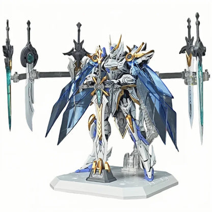 SNAA Knights of The Round Table Percival Tristan Achilles Lancelot Model Kit Collectible Action Figure with Dual Armor Modes