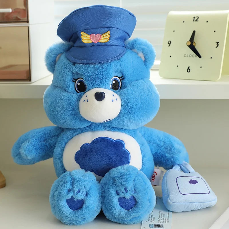 33cm Pilot Care Bears Plush Toys Cartoon Soft Animals Stuffed Dolls Girls Boys Christmas Gift Home Decoration Plush Toys