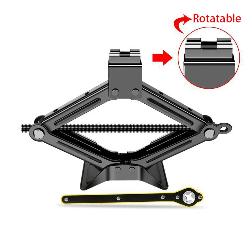 Portable Car Jack Scissor Jack Labor Saving Hand Cranked For Tire Replacement Vehicle Repair Car SUV Van Repair Tool Accessories