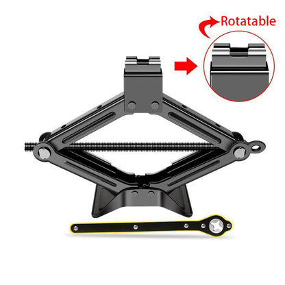 Portable Car Jack Scissor Jack Labor Saving Hand Cranked For Tire Replacement Vehicle Repair Car SUV Van Repair Tool Accessories