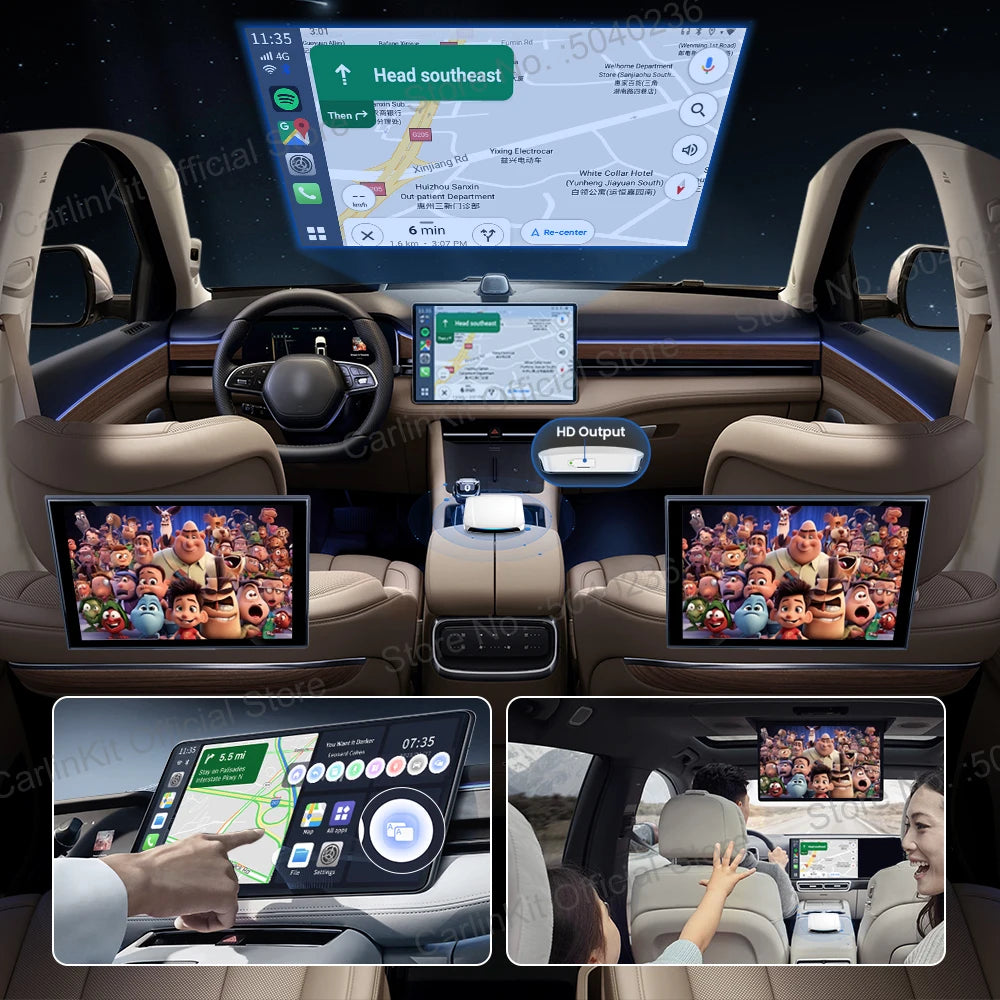 2026 New CarlinKit Android 13 CarPlay AI Box HDMI Wireless CarPlay Android Auto TV Video Box Qualcomm SDM660 8-Core Split Screen