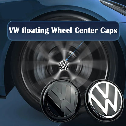 4pcs 56mm 65mm VW floating Car Wheel Center Caps Hubcap Cover for VW Jetta MK5 Golf Passat styling CC Golf 3B7601171 1J0601171