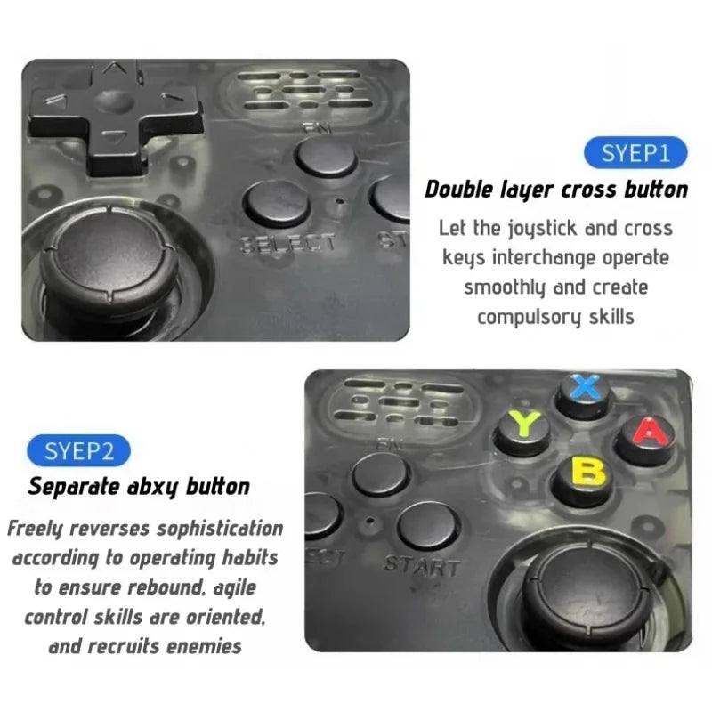New R36S Handheld Game Console Retro Arcade Nostalgic 3D Games Portable Dual System Game Player Voice Toys for Children