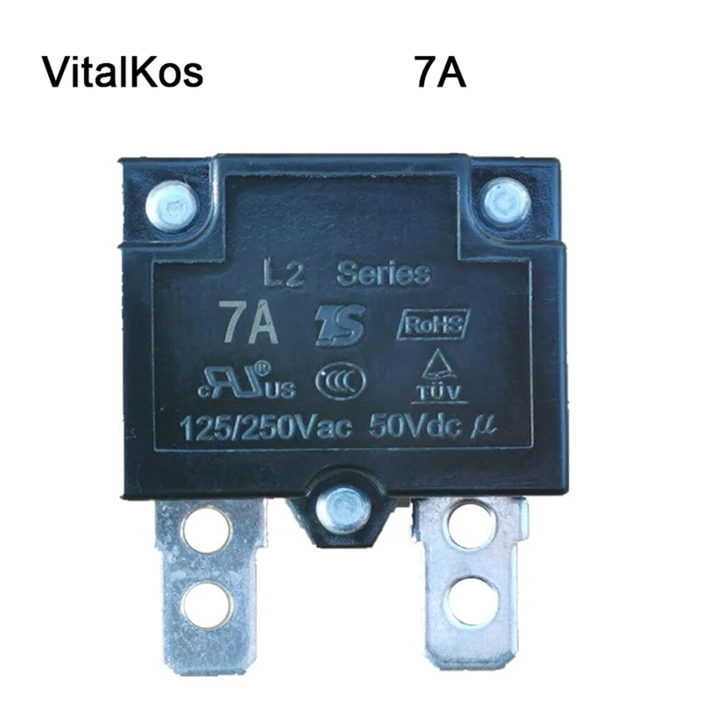 VitalKos Child Electric Car , Kids Toy Motorcycle Switch,5A 10A 15A 20A  30A 35A Ride On Car Switch Fuse Power Wheel Spare Parts