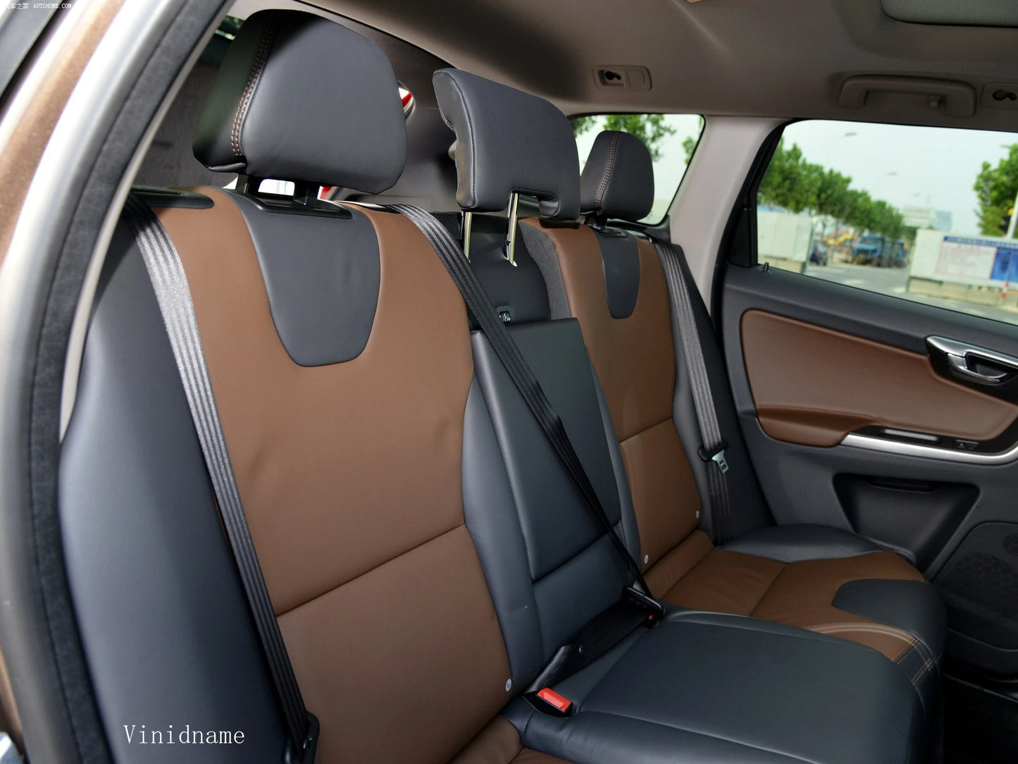 For Volvo XC60 I 2013 2014 2015 2016 2017 Vegan Nappa Leather Custom Car Seat Covers Full Set Interior Protector Accessories